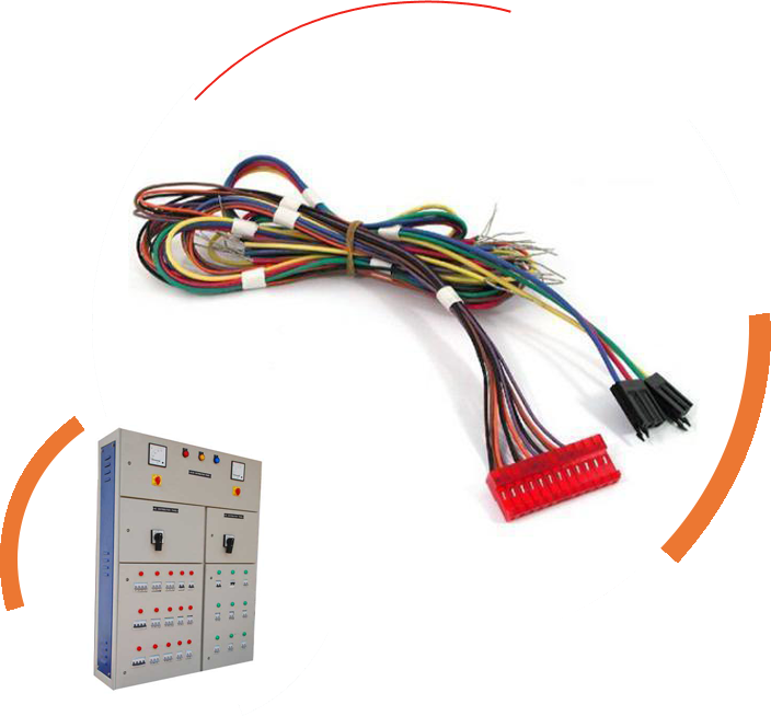 Control panel wiring harness
